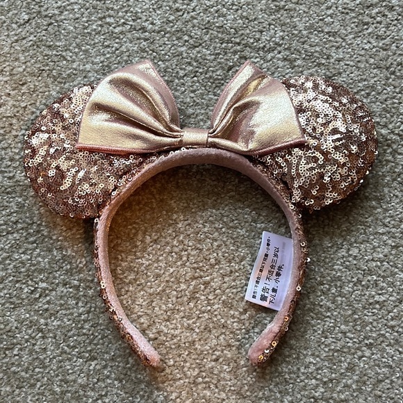 Disney Accessories - Disney Parks Minnie Ears Rose Gold